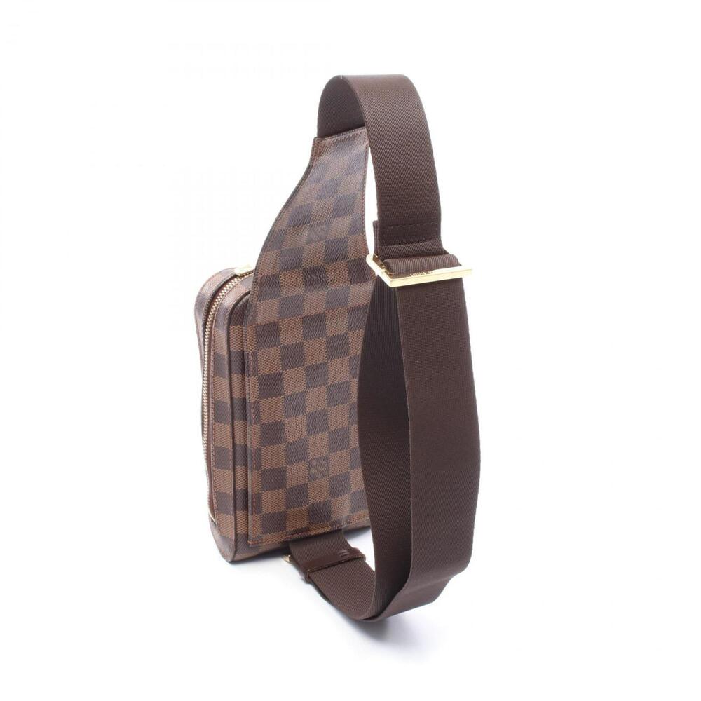 LOUIS VUITTON Authentic Brown Damier Leather Fanny Pack - Picture 2 of 7
